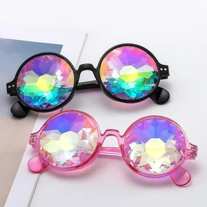 2026 Kaleidoscope Rave Glasses Goggles Funky Prism Diffraction Halloween Christmas Party Cool Plastic for Party Decoration
