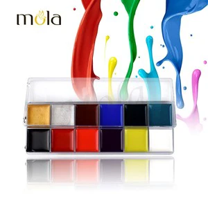 Hot Selling Neon Face and Body Paint Palette Halloween Kids Face Painting Supplies