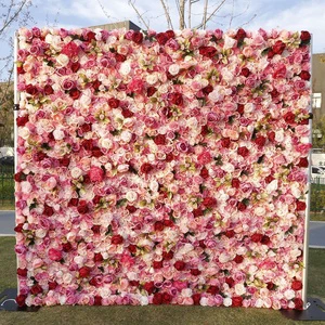 High Quality Eco-Friendly and Durable Wedding Backdrop Indoor Decoration Artificial Flower Wall