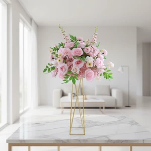 High Quality Custom 50cm Table Centerpieces Artificial Wedding Flowers and Ball Decoration for Valentine's Day and Graduation