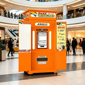 The 4 Life Lenses Newspaper Photo Booth Machine with Remote or APP Photobooth Control Smart Beauty Compatible with Camera and