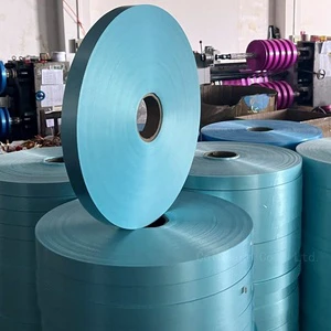 Factory Wholesale Holographic Luxury Christmas Machine Processing Polypropylene Solid Color Big Ribbon PP Jumbo Ribbon Roll