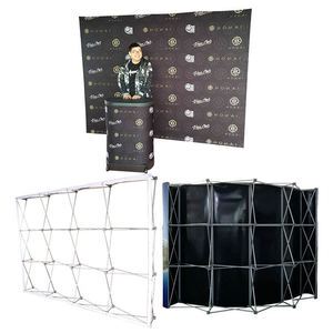 Wall Photo Backdrop Banner Custom Heavy Duty Popup Backdrop Custom 8Ft Party Straight Backdrop Stand Wall System Banner