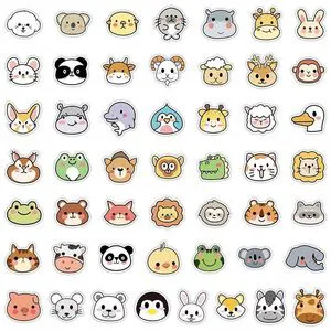 Latest Design Holographic Make a Face Stickers