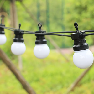 G50 IP67 LED Festoon Christmas Ball String Lights for Outdoor Garden Decor Parties Festive Decorative Lighting for Celebrations