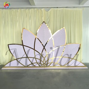 New Design Wedding Backdrop Decoration PVC+acrylic Backdrop Wall