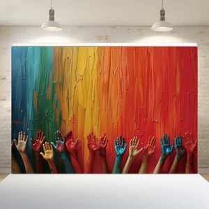 Pride Month Theme 100X150cm Backdrop Cloth for Photography Party Decoration and Studio Props for Your Celebration