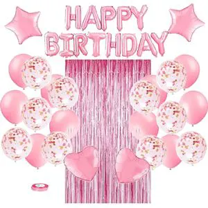 Party Supplies Balloon/ Balloon Party Decoration Birthday Decoration Set/ Banner Foil Balloon Birthday Celebration Decoration