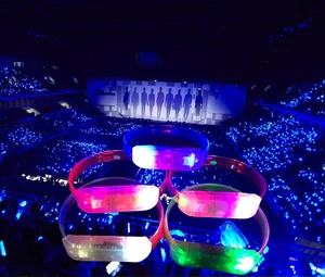 Novelty LED Halloween Graduation Back to School Party Bracelets Flashing Light up Activated Party Favor