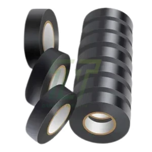 2024 Hot Sale PVC Clear Office Tape Waterproof Sticky Clear Packing Tape with Surface Protection Insulation Black Duct Tape