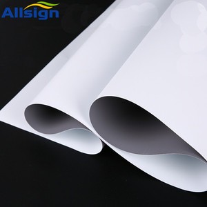 Shanghai Allsign Factory Direct Frontlit Backlit 320g 480g 200*300 500D*500D 1000*1000 PVC Flex Banner for Sign