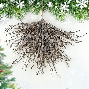 Natural Tree-shaped Christmas Decorations Handmade Unique Ornaments Eco-friendly Holiday Decorations Wholesale Sales