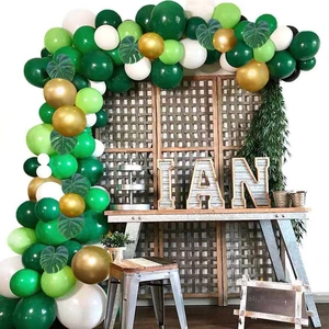 New Jungle Safari Theme Party Supplies Balloon Garland Kit Birthday Baby Shower Decor SET Favors for Kids Boys