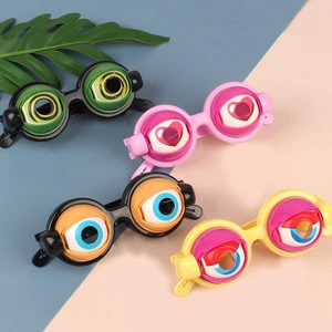 Creative Novelty Toy Fancy Dress Kids Boys Girls Birthday Plastic Favors Supplies Gift Photo Booth Props Crazy Eyes Funny Party