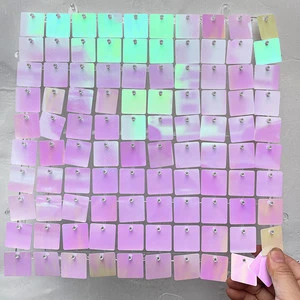 30*30cm pink Sequin Shimmer Wall Backdrop Wall Shimmer Wall Panels Backdrop for Wedding Birthday Party Decoration