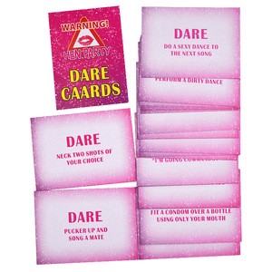 Hstyle 24PCS Dare Cards Bachelorette Party Hen Party Girls Night Out Game Card Team Bride Bachelor Dare Card Party Game SD628