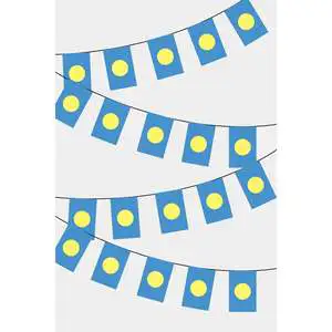 Palaos Rectangular Party Banners Guirlande De Fanions