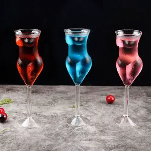 Woman Body Shape Sexy Wine Glasses Goblet