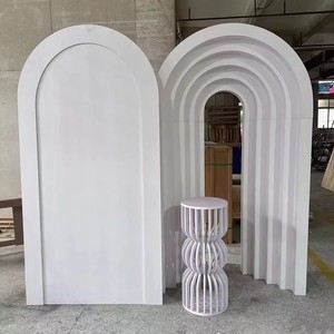 High Quality Wedding PVC Multi-layer Background Wall White Wedding Backdrop Events Party Decorations Stage Wall Supplies