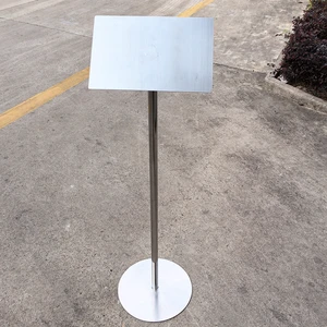Hotel Restaurant Banquet Table Card Reservation Stainless Steel Table Number Wedding Supplies Table Number Card Seat Card Hold