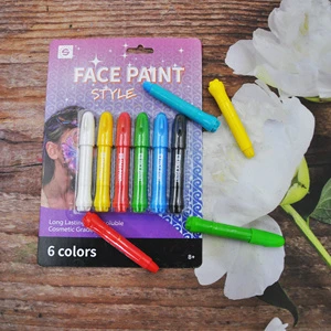 Water-Based Face Paint Crayon Set Cheap Body Painting Supplies for Parties and Halloween