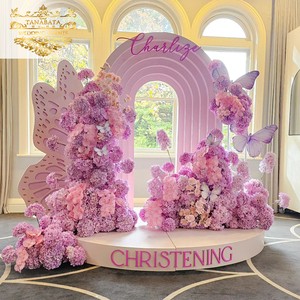 PVC Wedding Backdrop Customized Style Stage Decor Wall Events Supplier Props