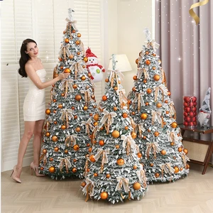 Christmas Decoration Supplies Metal Stand Foldable Christmas Tree for Home Holiday Decoration