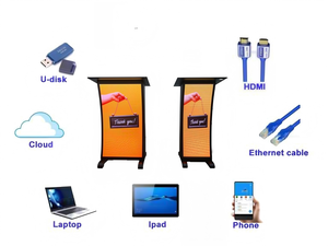 Custom P1.53 GOB Indoor Podium LED Display Easy Installation Church Conference Meeting Table Screen