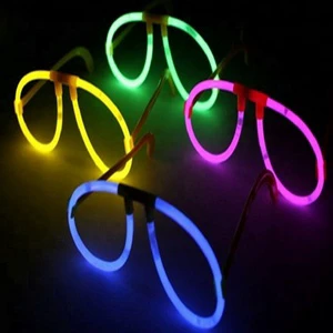 Customized Brand logo Glow Stick Glasses for Halloween Glow Stick Glasses for Party Fun