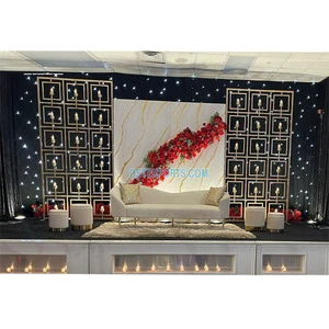 Wedding Event Lavish Candle Back Walls Sale Luxury Candle Walls for Modern Weddings Grand Wedding Lavish Candle Walls Decor