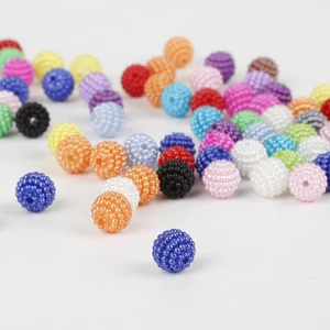 Customized 10mm Blend Color Plastic ABS Imitation Pearl Beads for Jewelry Findings DIY Necklace Earrings Bracelet Jewelry Making