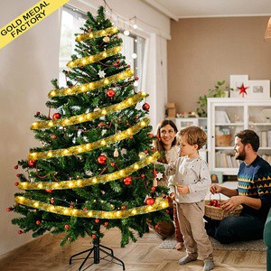 Trend Products 2026 New Christmas Ribbon Light LED Luces Navidad Natal Noel Lamp Christmas Tree Decorations fairy String Lights