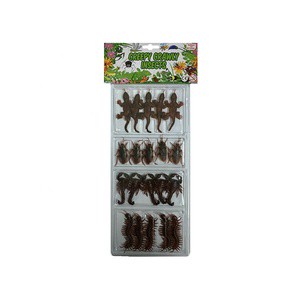 Acclaimed Trick Hot Selling Fantastic 20 PCS Assorted Insects Novelty Jokes Gag Gift EN71 BSCI Plastic for Ages 8-13 Jokez