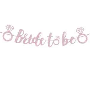 Bride to Be Paper Hanging Wedding Banner Flags Garlands Decoration