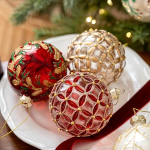 Adornos De Navidad Christmas Decorations Glass Christmas Tree Balls Ornaments 8cm Christmas Ball
