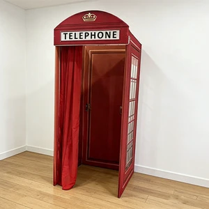Quick-Set Artistic Style Retro Mailbox Phone Booth Photo Prop Aluminum Alloy Wedding Backdrop Indoor/Outdoor Decorative