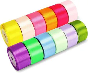 Wholesale High Quality Colorful Satin Ribbon Polyester for Christmas Floral Bouquets Cake Trimming Gift Box Adornment