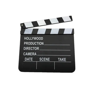 Wood Material Movie Photography Props Clapperboard