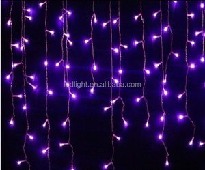 24V 50M Outdoor Point Control 500LED 8-Mode LED Icicle Christmas String Curtain Lights Waterproof IP44 Garden Home Eaves