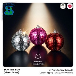 Disco Glass Mirror Ball Scented 3CM~100cm Colorful Valentine's Day Wedding Decoration Gift Party Pendant High Quality Hot Sale