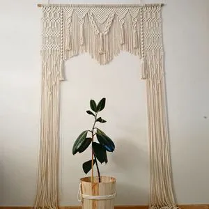 Boho Macrame Wedding Backdrop Chic Bohemian Decor for Party and Wedding Wall Decorations