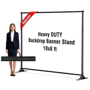 Customized Wedding Backdrop Stand Aluminum Alloy Scalable Background Frame for Garden, Party Wedding Decoration
