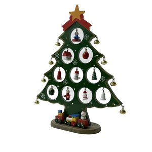 High Quality Unique Eco-friendly Natural Wood Christmas Tree Stand Accessories and Ornaments Home Decorations