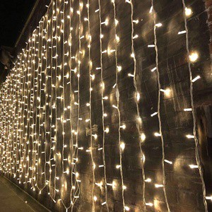 Christmas Party Wedding Ceiling Led Curtain Light Outdoor Curtain Led Christmas Lights Led Outdoor String Lights