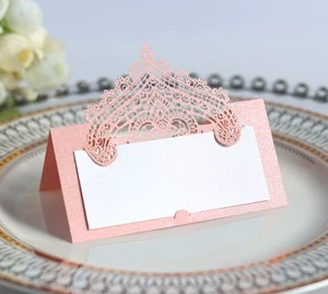 Gold Place Cards Table Setting Decor Name Cards Tend Cards Wedding Banquets Dinner Parties Bridal Shower