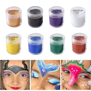 10g Water-Based Body Painting Kits for Kids Halloween Party Washable Face Paint Palette Included Party Makeup & Body Art