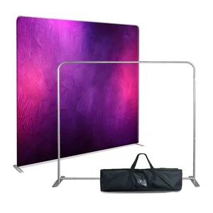 Banner Stand Stainless Steel Stand Custom Backdrop Stand Backdrop Cover Fabric Photobooth Backdrop Wedding Display