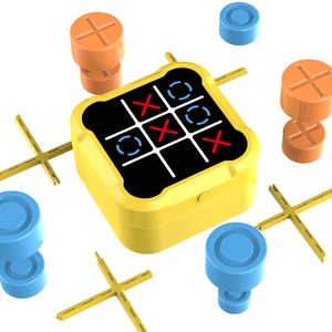 Hot Selling 5-in-1 Super Tic-Tac-Toe Board Game Trendy Wholesale Plastic Chess Puzzle For Kids Adults Portable Indoor Activity
