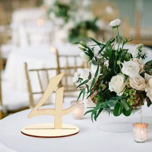 Wooden Handicrafts Decorate Restaurant 1-20 Wedding Decorative Ornament Seat Board Table Number