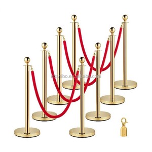Rope Barrier Red Stanchion Crowd Control Ropes Queue Barriers And Poles Carpet Stanchions Gold Post Lint Hanging Posts